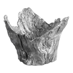 Uttermost Massimo Wood Textured Silver Bowl - All