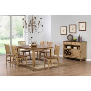 Sunset Trading Brook 8 Piece Extension Dining Set w/Server - All