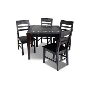 Sunset Trading Graphic 5 Piece Dining Table Set - All