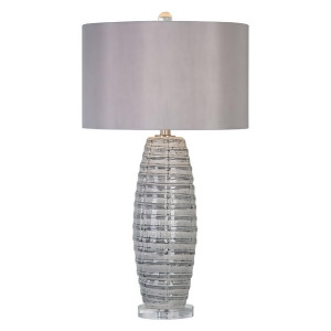 Uttermost Brescia Gray Ceramic Lamp - All