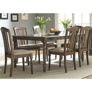 Liberty Candlewood 7 Piece Rectangular Dining Set In Weather Gray - All
