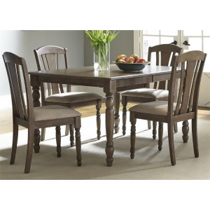 Liberty Candlewood 5 Piece Rectangular Dining Set In Weather Gray - All