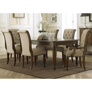 Liberty Cotswold 7 Piece Rectangular Dining Set In Cinnamon - All