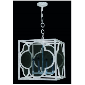Elegant Lighting Trinity 4-Light 18 Inch Pendant in Aged Copper w/Clear Glass - All