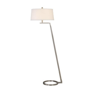 Uttermost Ordino Modern Nickel Floor Lamp - All