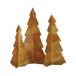 Pomeroy Rustique Set of 3 Christmas Trees - All