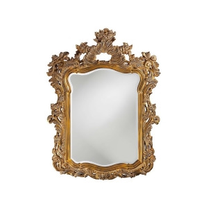 Howard Elliott 2147 Turner Antique Museum Gold Mirror w/ Whitewash Highlights - All