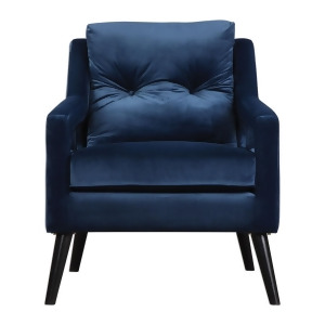 Uttermost O'Brien Blue Velvet Armchair - All