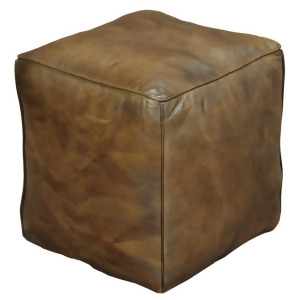 Sarreid Leather Cube Footrest - All