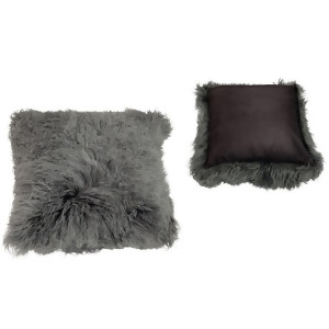 Dovetail Mohair Pillow Grey - All