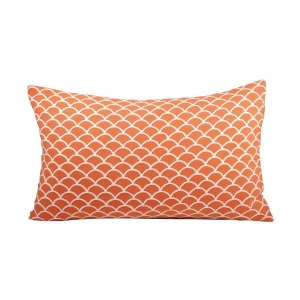 Pomeroy Scallop Lumbar Pillow 26X16-Inch - All
