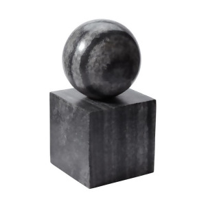 Gray Marble Minimalist Bookend - All