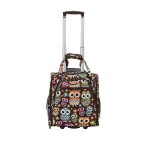 Rockland Melrose Wheeled Underseat Carry-On In Owl - All