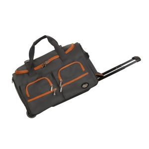 Rockland 22 Rolling Duffle Bag In Charcoal - All
