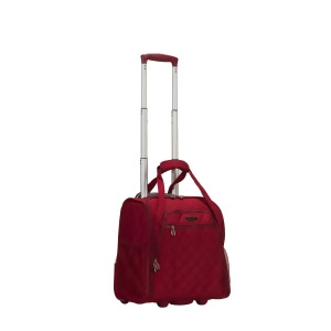 Rockland Melrose Wheeled Underseat Carry-On In Red - All