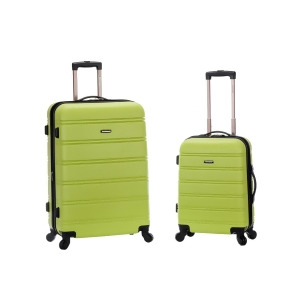 Rockland 20 28 2 Piece Expandable Abs Spinner Set In Lime - All