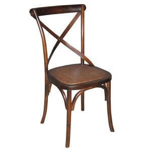 Sarreid Tuileries Side Chair Walnut Finish Set of 2 - All