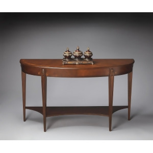 Butler Masterpiece Astor Demilune Console Table In Nutmeg - All
