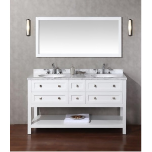 Stufurhome Marla 72 Inch Double Sink Bathroom Vanity With Mirror - All