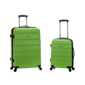 Rockland 20 28 2 Piece Expandable Abs Spinner Set In Green - All