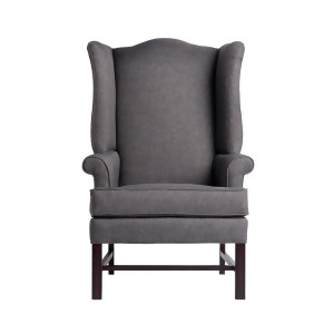 Comfort Pointe Chippendale Wing Chair Jitterbug Gray - All