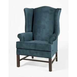 Comfort Pointe Chippendale Wing Chair Elizabeth Ocean - All