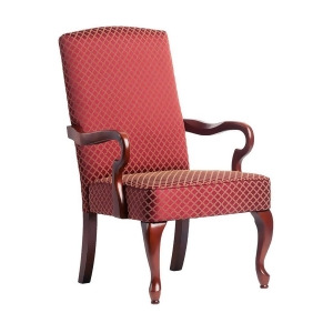 Comfort Pointe Derby Red Gooseneck Arm Chair - All