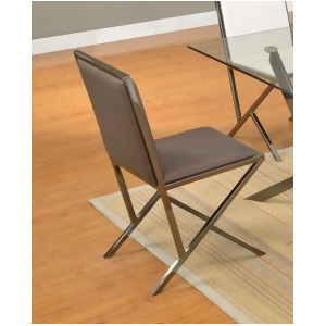 Chintaly Lauren Modern Side Chair In Beige Set of 4 - All