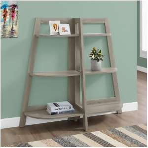 Monarch Specialties 2428 48 Inch Dark Taupe Accent Etagere - All