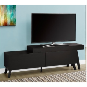 Monarch Specialties 2728 60 Inch Tv Stand w/2 Drawers in Cappuccino - All
