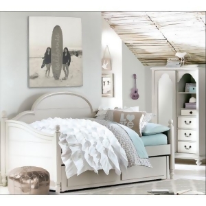Legacy Inspirations 2 Piece Twin Panel Daybed Set in White - All