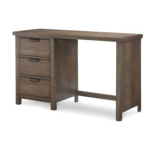 Legacy Fulton County 3 Drawer Desk in Tawny Brown - All