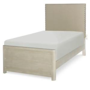 Legacy Indio Upholstered Bed in Light Wood - All