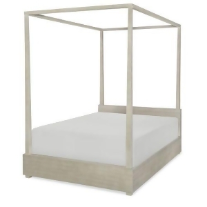 Legacy Indio Poster Bed w/Canopy in Light Wood - All