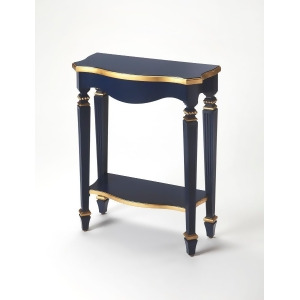Butler Cheshire Navy Gold Console Table - All