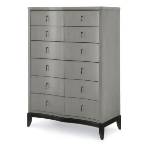 Legacy Symphony 6 Drawer Chest in Platinum Black - All