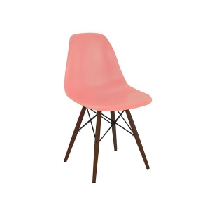 Design Lab Trige Peach Side Chair Walnut Base Set of 2 - All