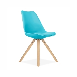 Design Lab Viborg Blue Side Chair Natural Base Set of 2 - All