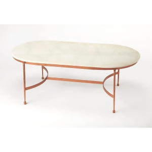 Butler Legionary White Marble Cocktail Table - All