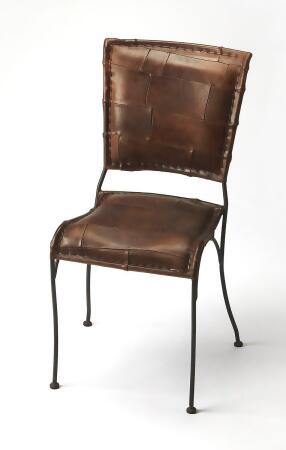 Butler Maverick Iron & Leather Side Chair 