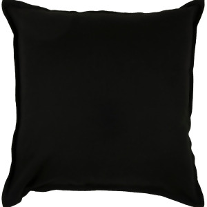 Rizzy Home Pillow Cover With Hidden Zipper In Black And Black Set of 2 - All