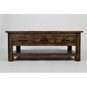 Jofran Cannon Valley 3 Drawer Cocktail Table - All