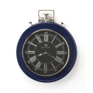 Butler Sapphire Blue Finish Wall Clock - All