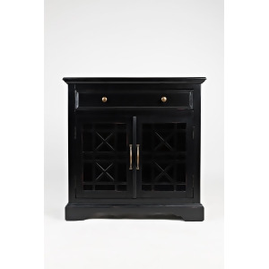 Jofran Craftsman Accent Cabinet in Antique Black - All