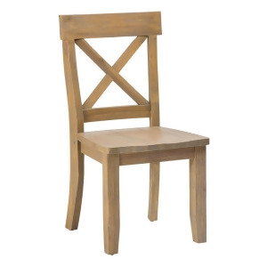 Jofran Boulder Ridge X-Back Side Chair Set of 2 - All