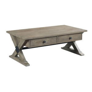 Hammary Reclamation Place Trestle Rectangular Cocktail Table - All