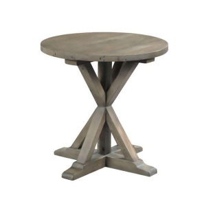 Hammary Reclamation Place Trestle Round End Table - All