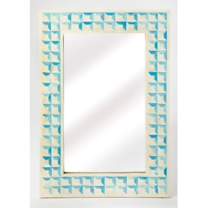 Butler Serena Blue Bone Inlay Wall Mirror - All