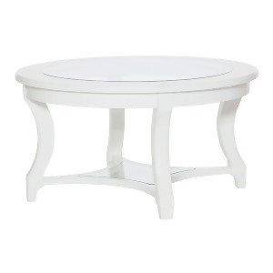 American Drew Lynn Haven Round Glass Cocktail Table - All