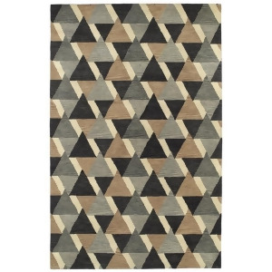 Kaleen Rosaic Rug In Charcoal - All